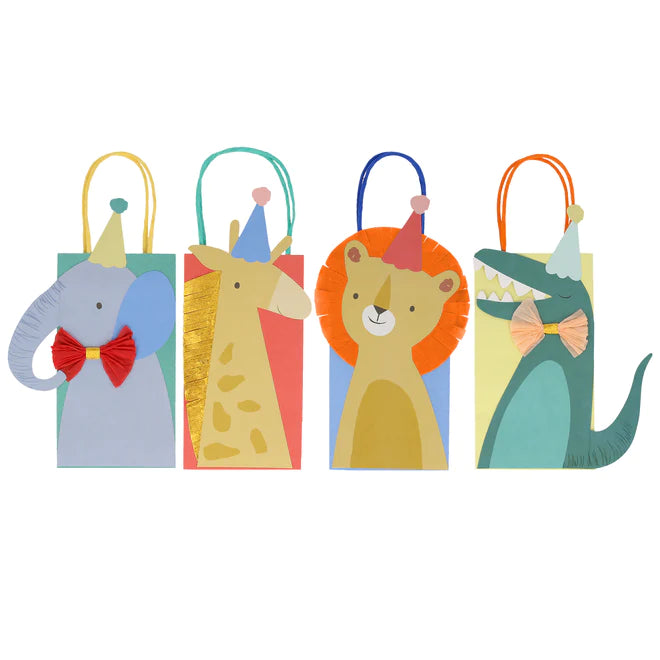 ANIMAL PARADE PARTY BAGS Meri Meri Favor Bags & Boxes Bonjour Fete - Party Supplies