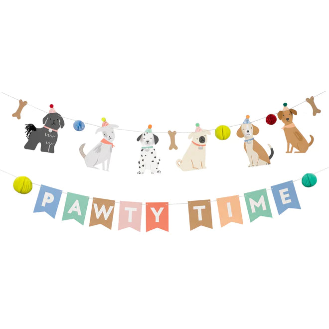 PUPPY PARTY GARLAND Meri Meri Cups Bonjour Fete - Party Supplies