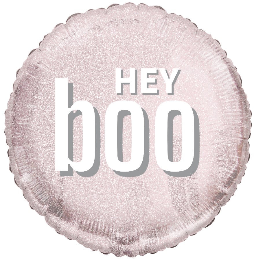 HEY BOO HALLOWEEN BALLOON Bargain Balloons Balloons Bonjour Fete - Pastel Halloween Party Supplies