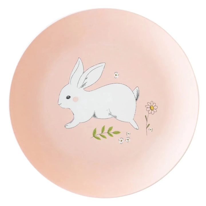 EASTER BUNNY REUSABLE BAMBOO PLATES My Mind's Eye Easter tableware Bonjour Fete - Party Supplies