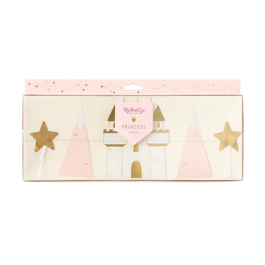 Princess Icon Banner Decoration Bonjour Fete Party Supplies Princess Party