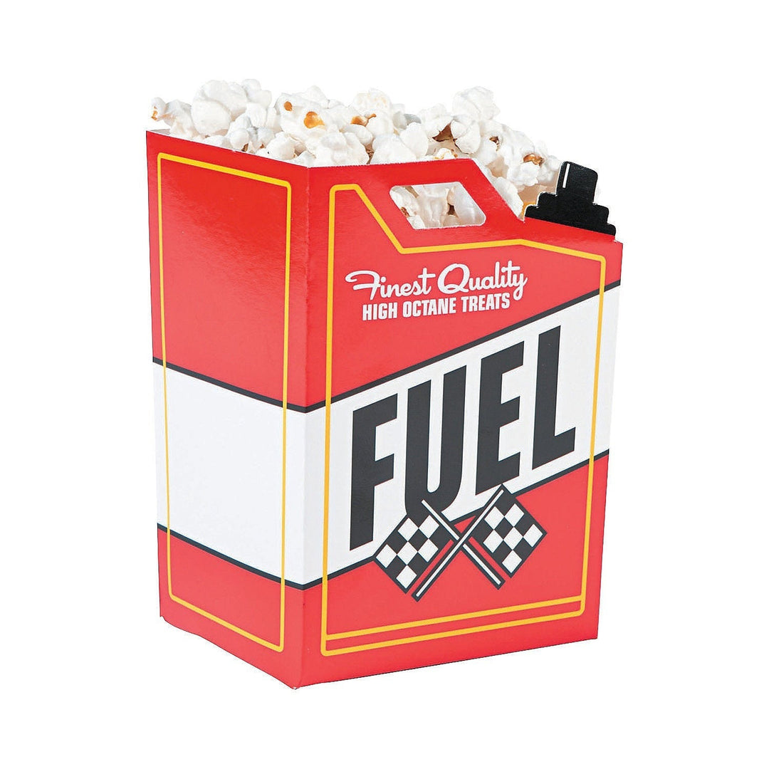 RACE CAR FUEL CAN POPCORN BOXES Fun Express Bonjour Fete - Party Supplies