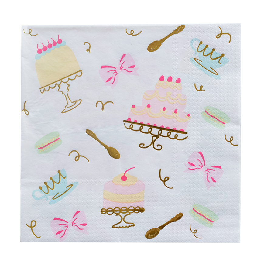 LET THEM EAT CAKE NAPKINS Bonjour Fete Party Supplies