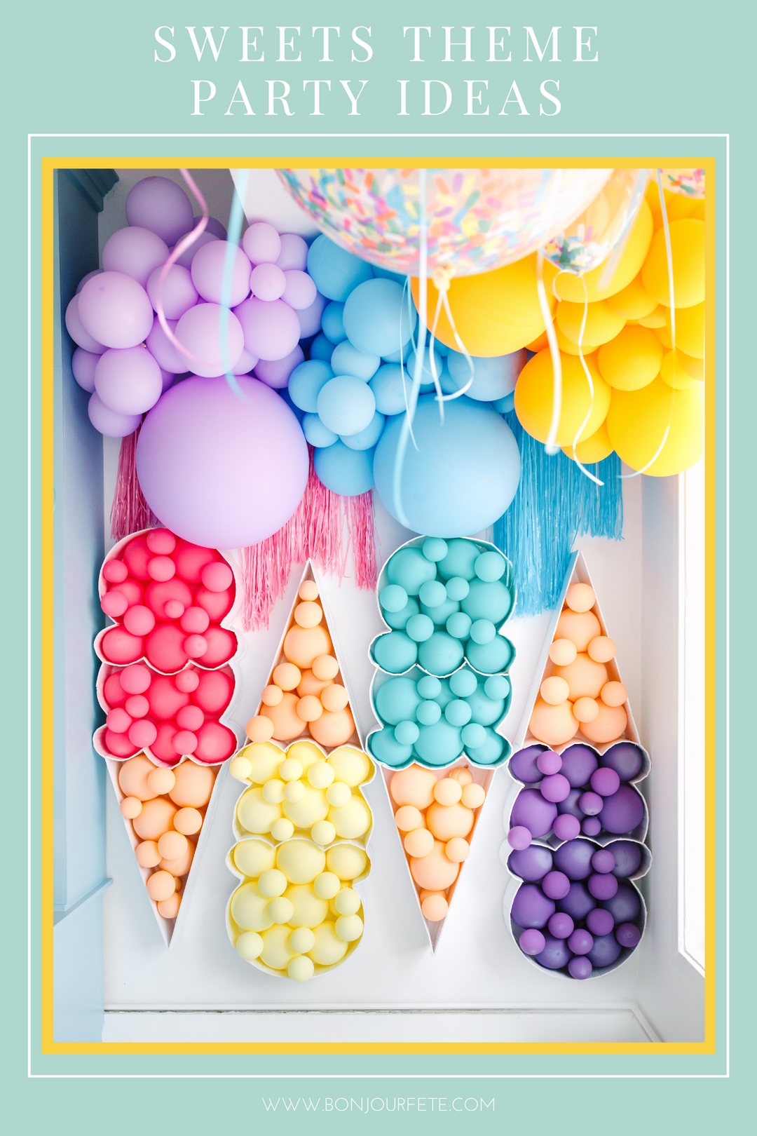HOW TO THROW A DELICIOUS SWEETS THEMED BIRTHDAY PARTY