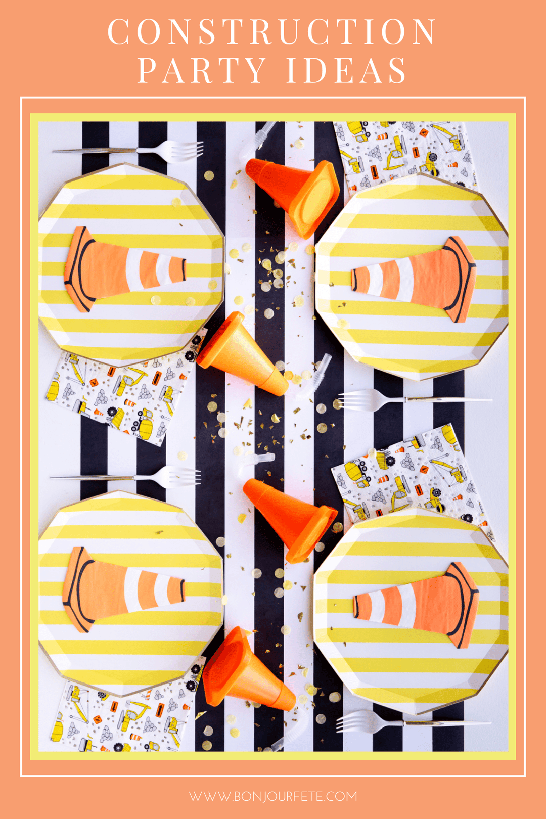 How to Throw a Construction-themed Birthday Party blog post