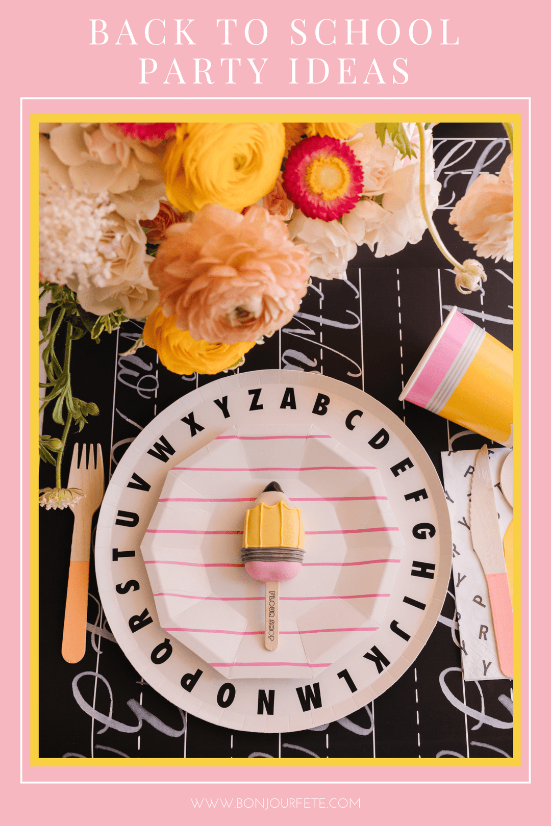 Fun Back to School Treats & Party Ideas with Flour Shop blog post