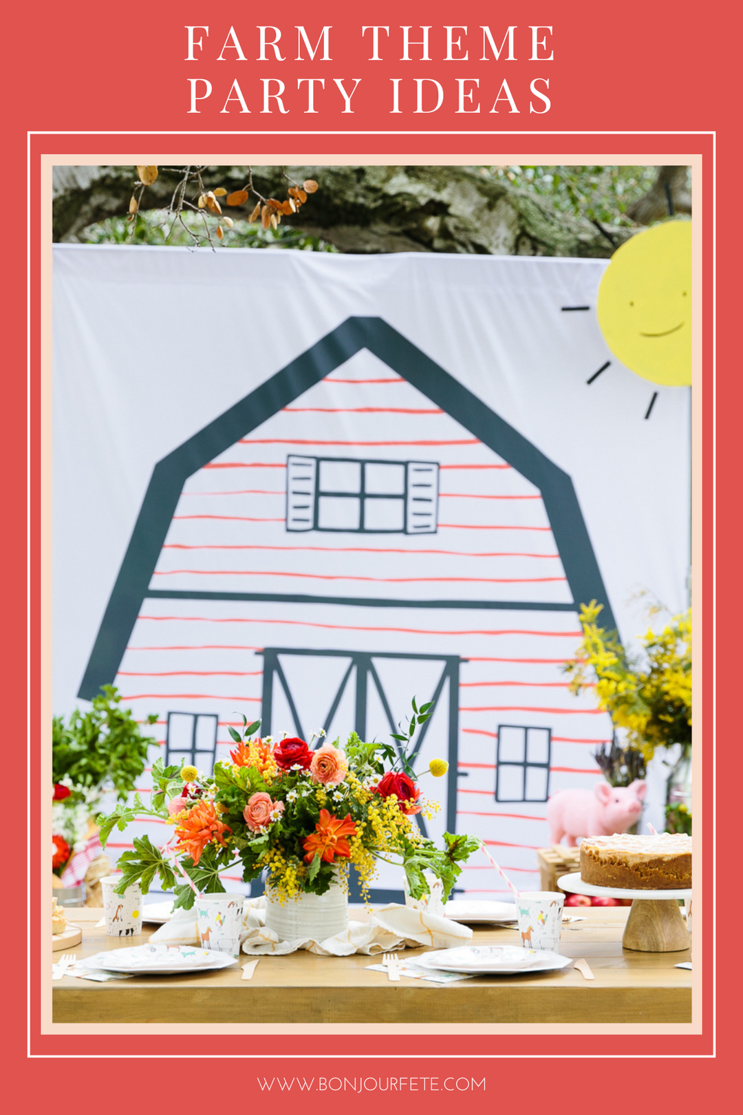 HOW TO THROW A KID'S FARM THEMED BIRTHDAY PARTY