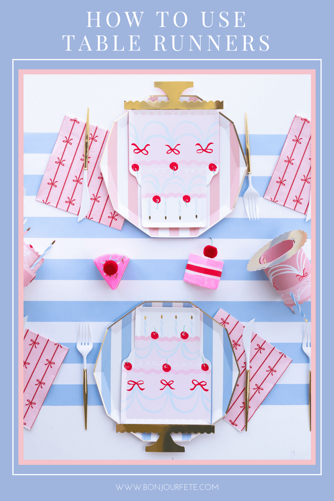 How to Use Paper Table Runners to Style Your Party Table blog post