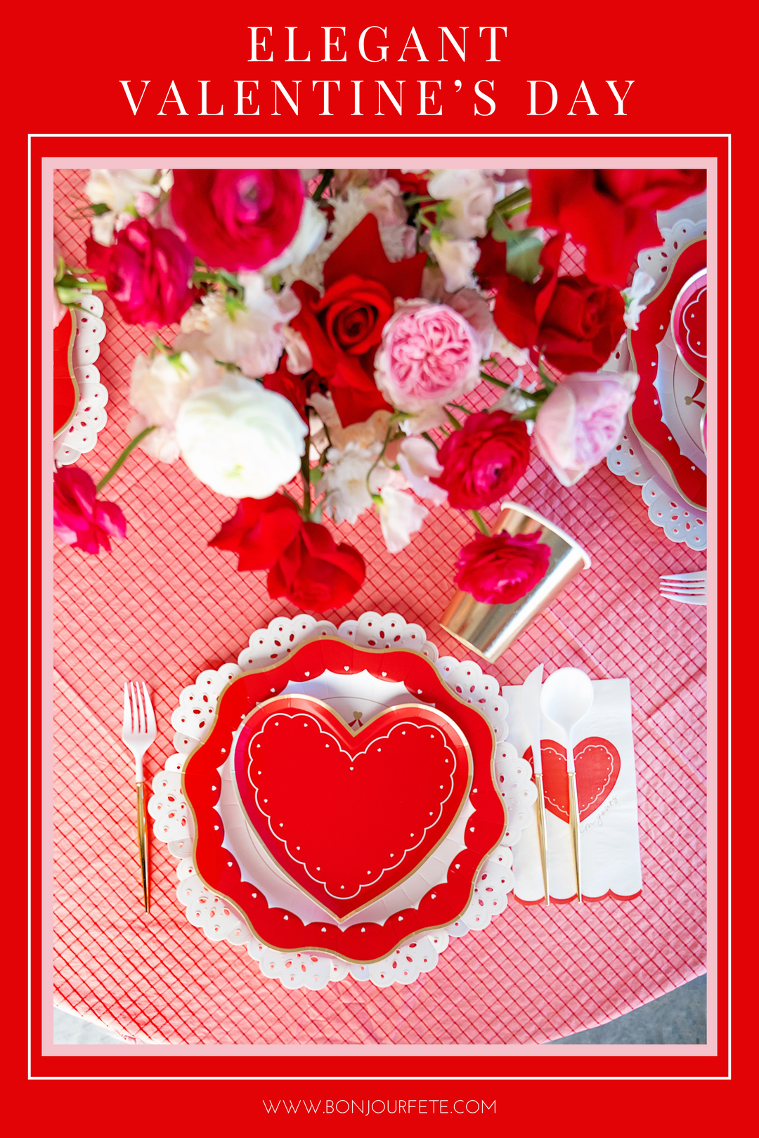 How to Host an Elegant Valentine's Day Party blog post