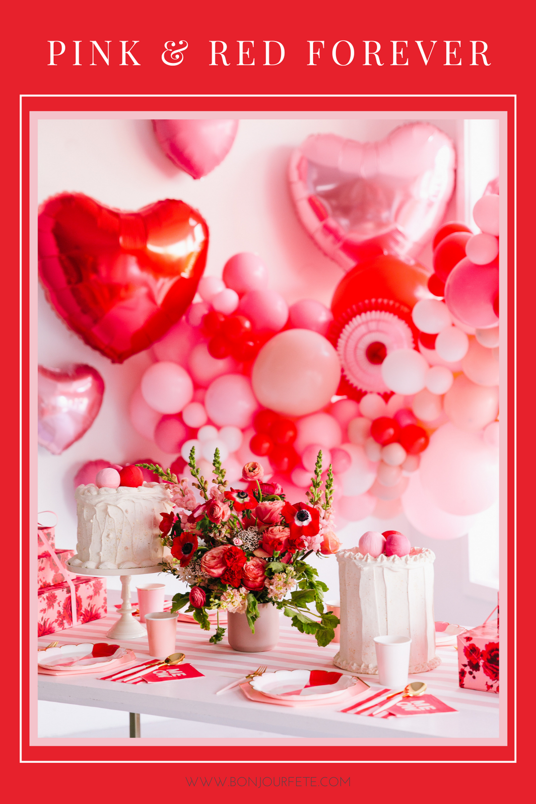 CLASSIC RED & PINK VALENTINE'S DAY DECORATIONS