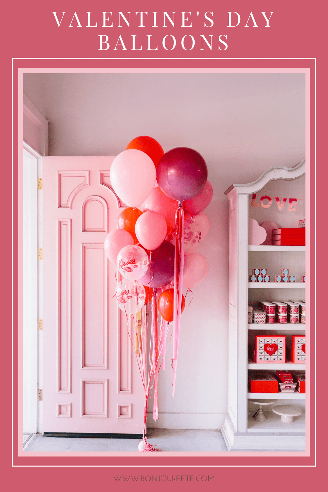 Valentine's Day Balloons, Bouquets, Garlands, & Decor blog post