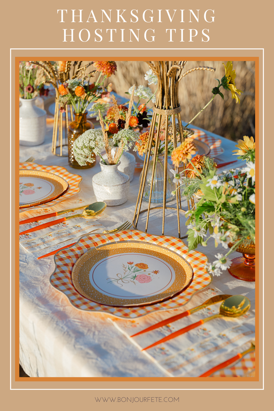 Thanksgiving Table Decor Ideas & Holiday Hosting Tips blog post