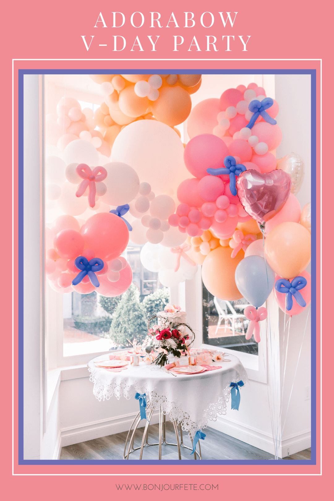 Cute Bow-themed Valentine's Day Party Ideas blog post