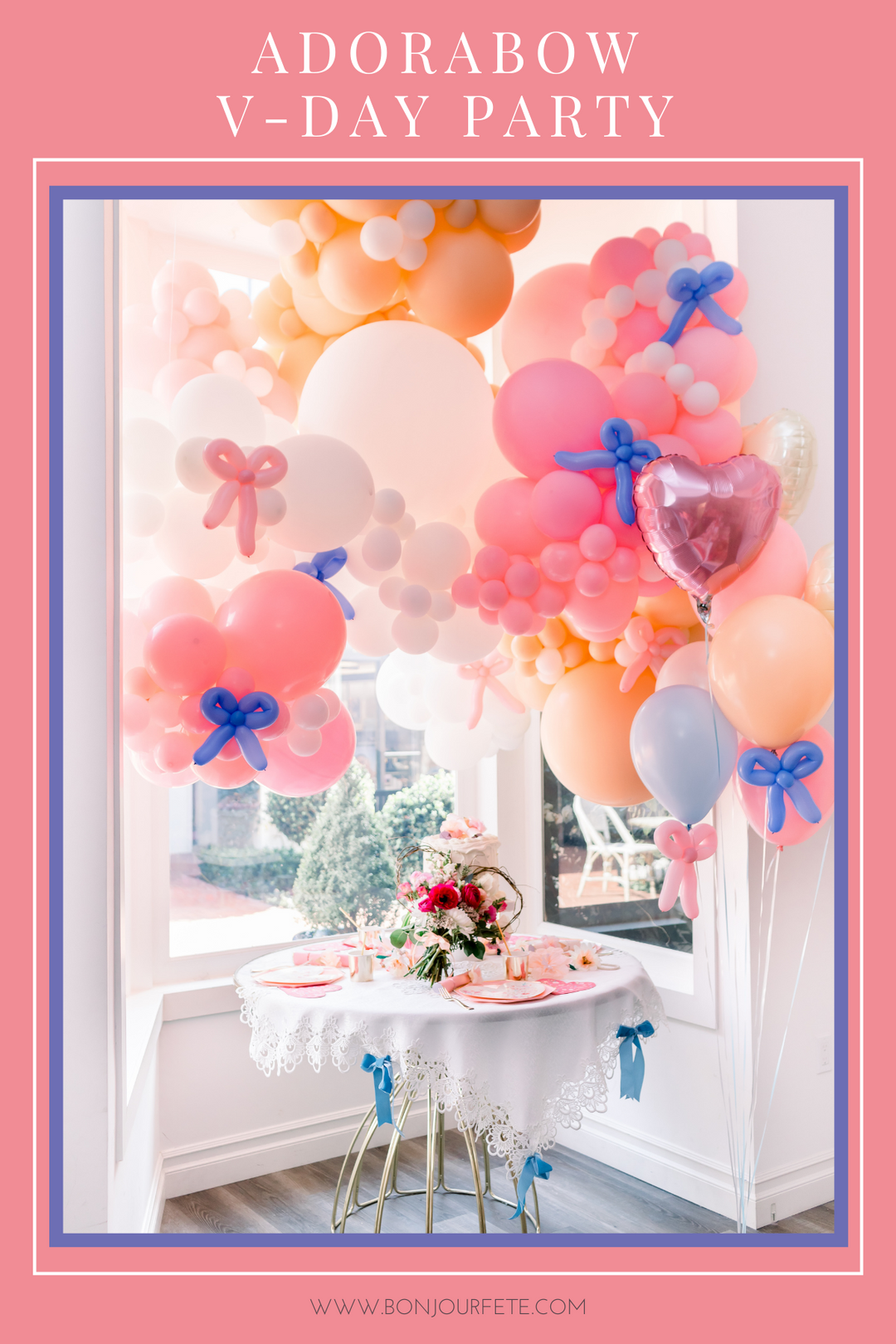 CUTE BOW-THEMED VALENTINE'S DAY PARTY IDEAS