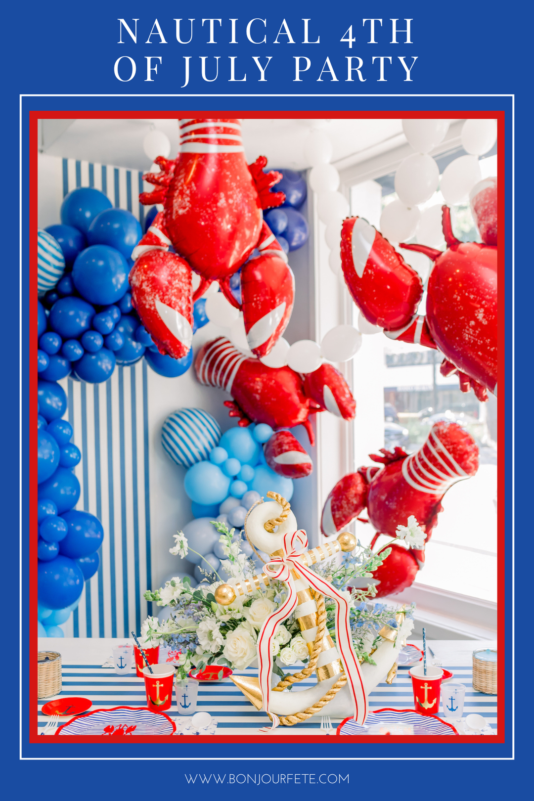 How to Throw a Nautical 4th of July Party blog post