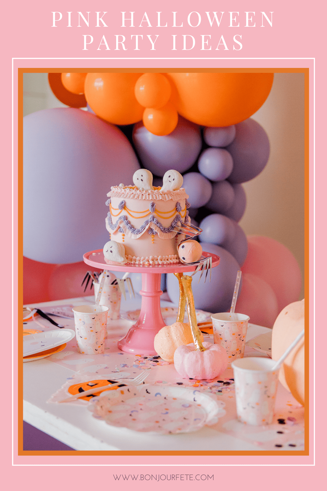 PINK HALLOWEEN DECOR & PINK HALLOWEEN PARTY IDEAS