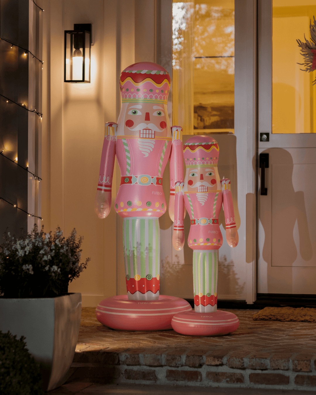Inflatable Nutcracker Funboy Holiday Decor Inflatable Nutcracker Outdoor christmas decor