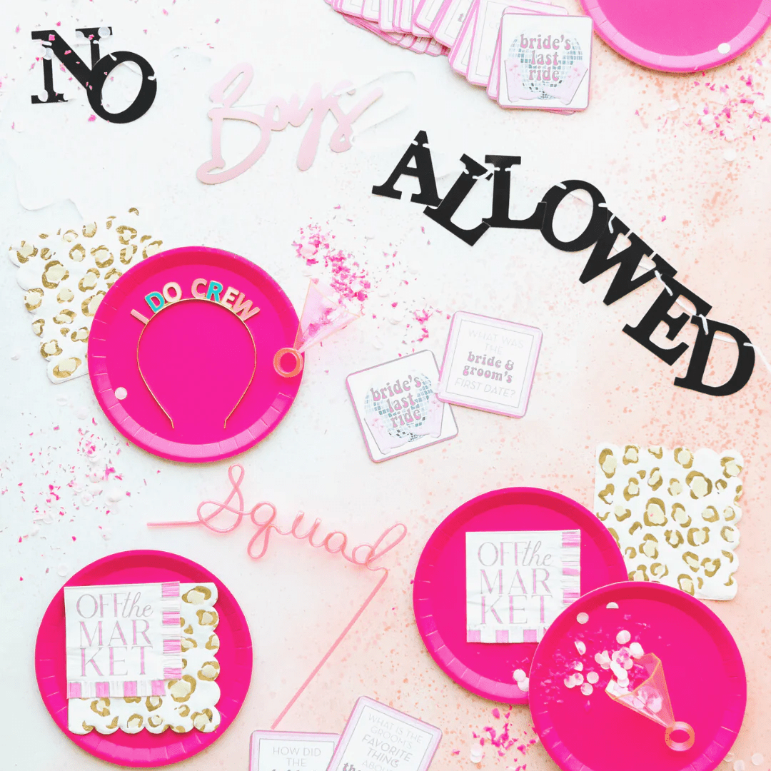 Bachelorette party supplies and bachelorette party ideas.