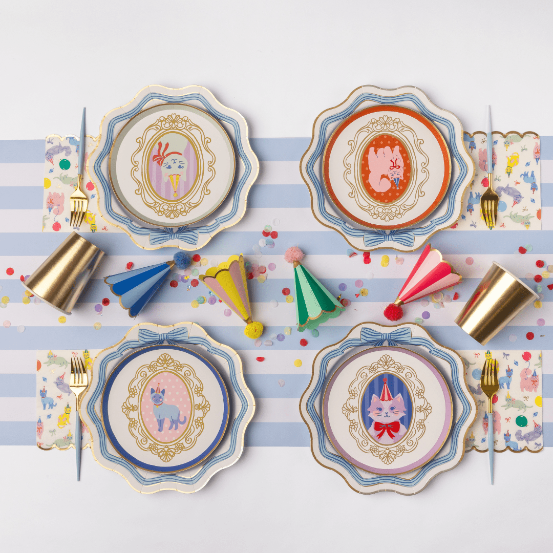 Colorful Kitty Cat Kids Party - Bonjour Fete Party Supplies