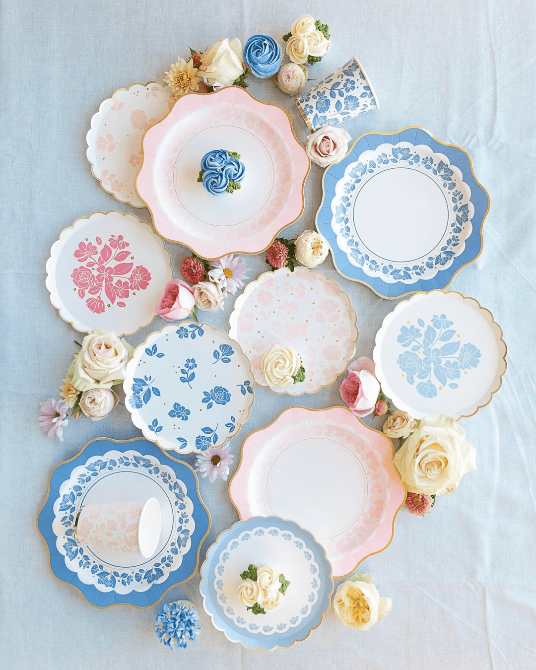 Floral Party Supplies by Bonjour Fete