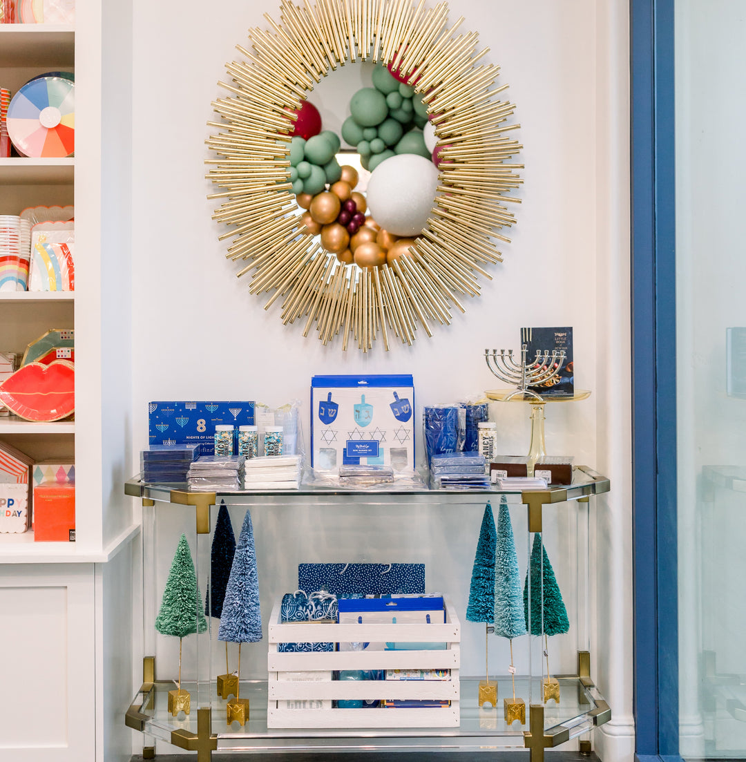 Hanukkah party supplies and Hanukkah decorations.