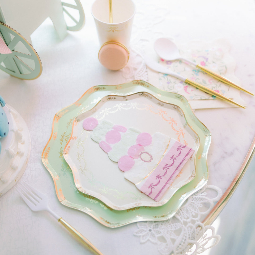 Laduree party supplies for a Laduree theme tea party or Paris theme party.