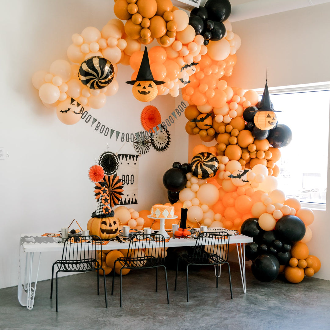 Halloween party supplies and Halloween party decorations.