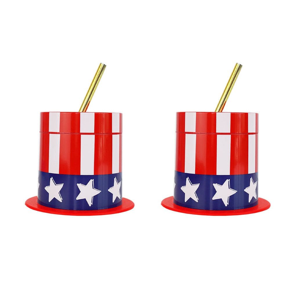 Hats Off To The USA Patriotic Sippers (Set of 2)