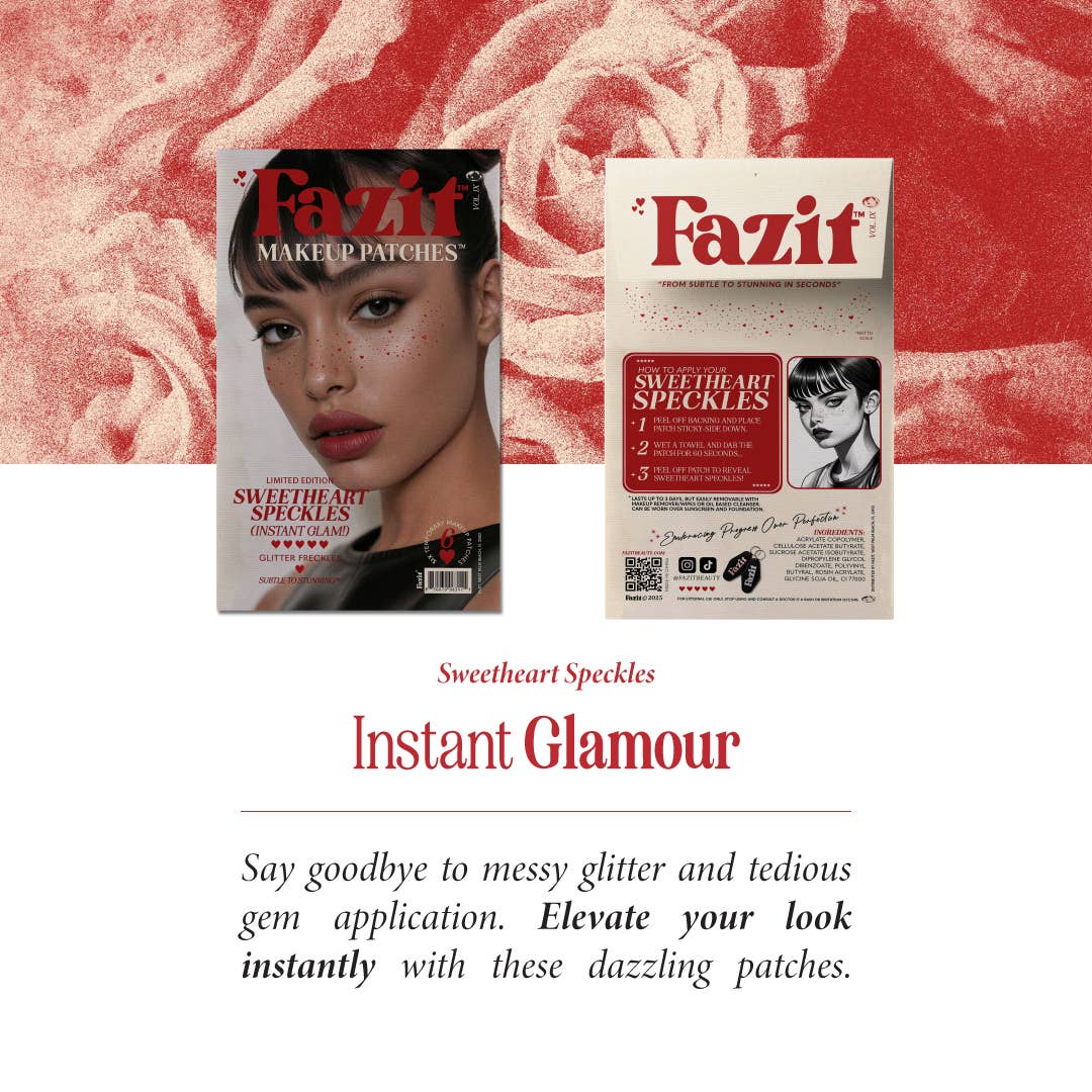 Sweetheart Speckles - Limited Edition: 6 Fazit Sweetheart Speckles - Limited Edition: 6 Bonjour Fete - Party Supplies