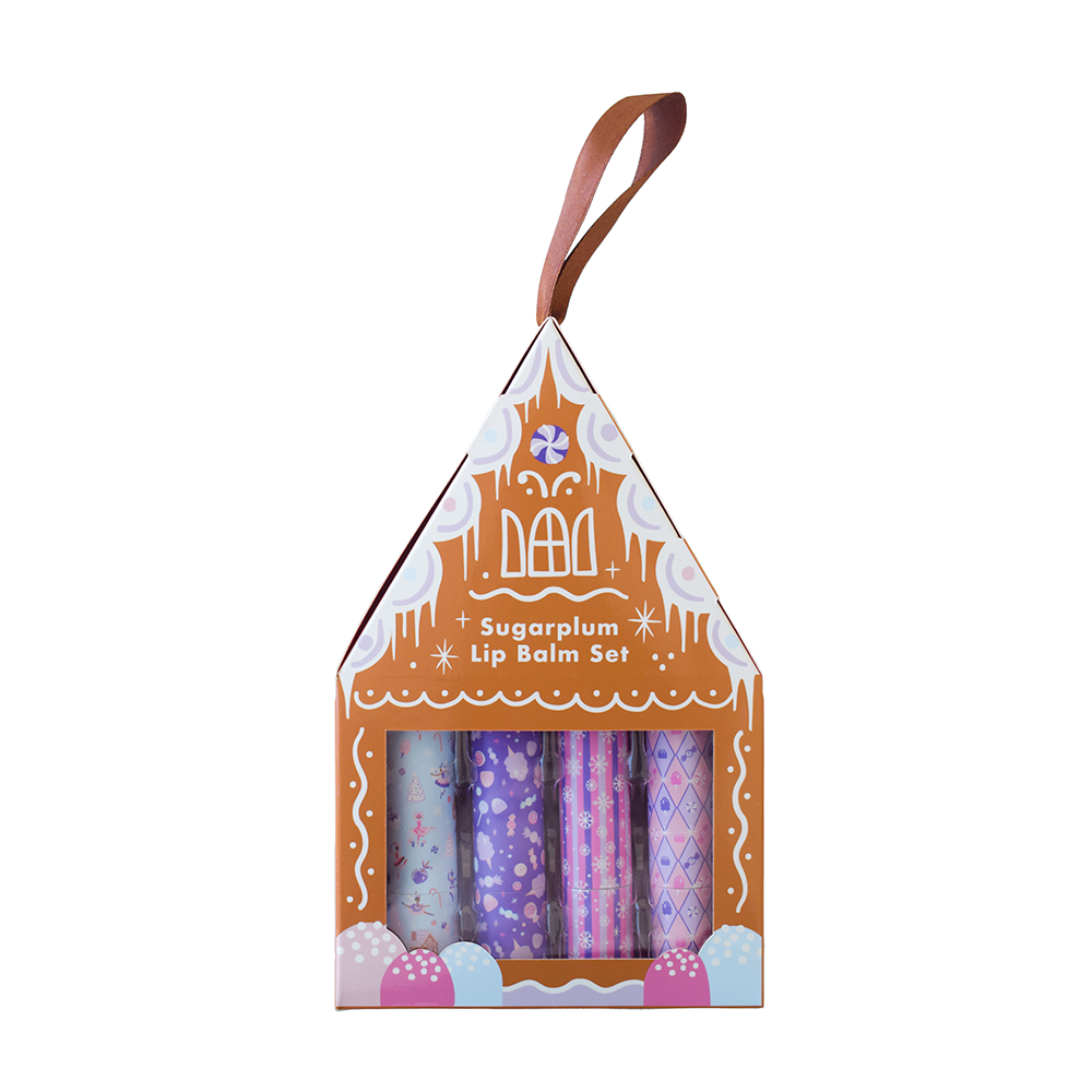 SUGARPLUM GINGERBREAD HOUSE LIP BALM Jollity & Co. + Daydream Society SUGARPLUM GINGERBREAD HOUSE LIP BALM Bonjour Fete - Party Supplies