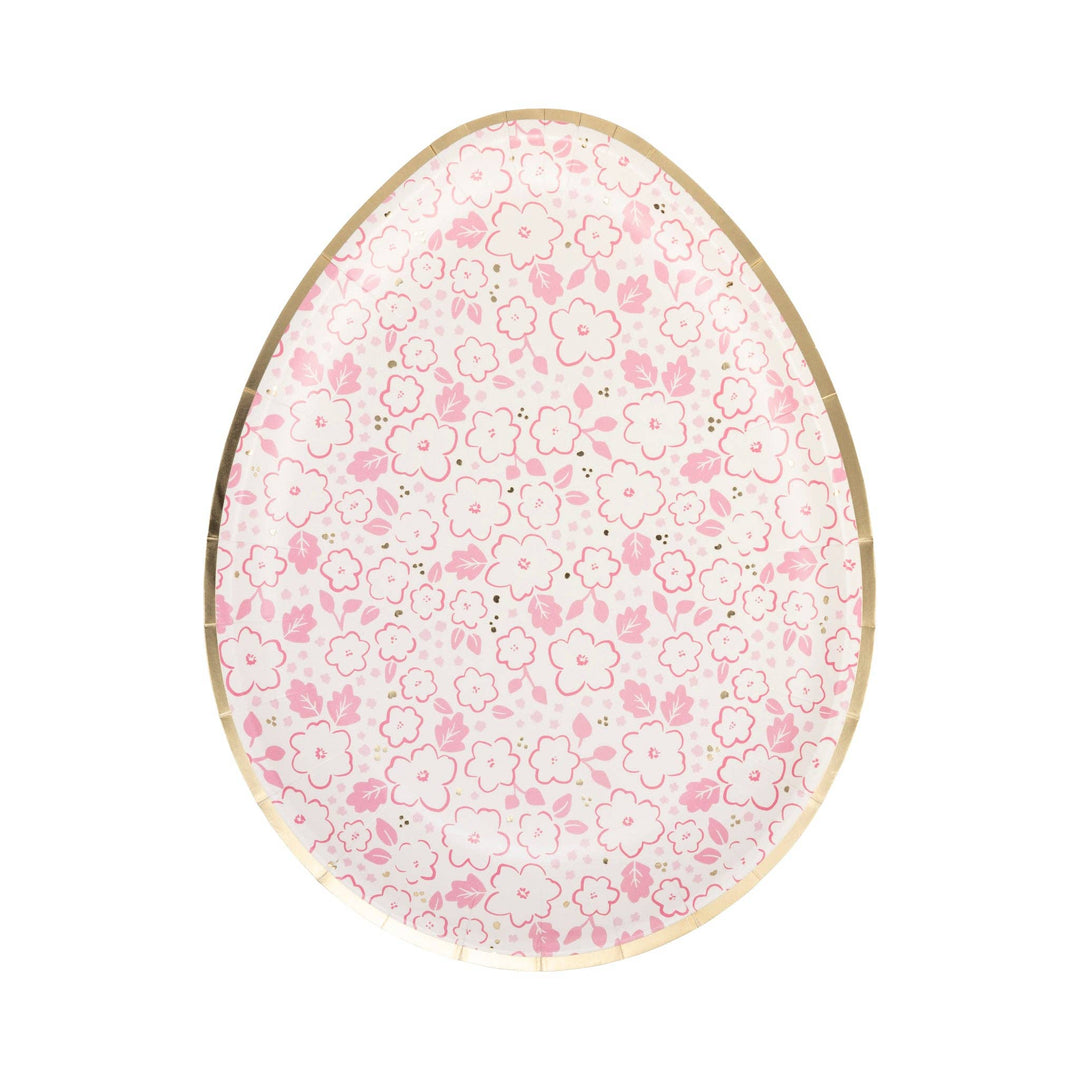 PLPL893 - Ditsy Floral Egg Paper Plate Set My Mind’s Eye PLPL893 - Ditsy Floral Egg Paper Plate Set Bonjour Fete - Party Supplies