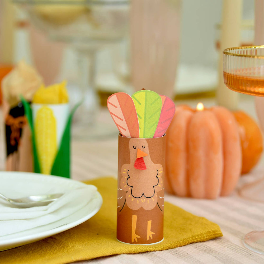 Tabletop Surprise Favors - Thanksgiving- Characters-Set of 3 TOPS Malibu Tabletop Surprise Favors - Thanksgiving- Characters-Set of 3 Bonjour Fete - Party Supplies