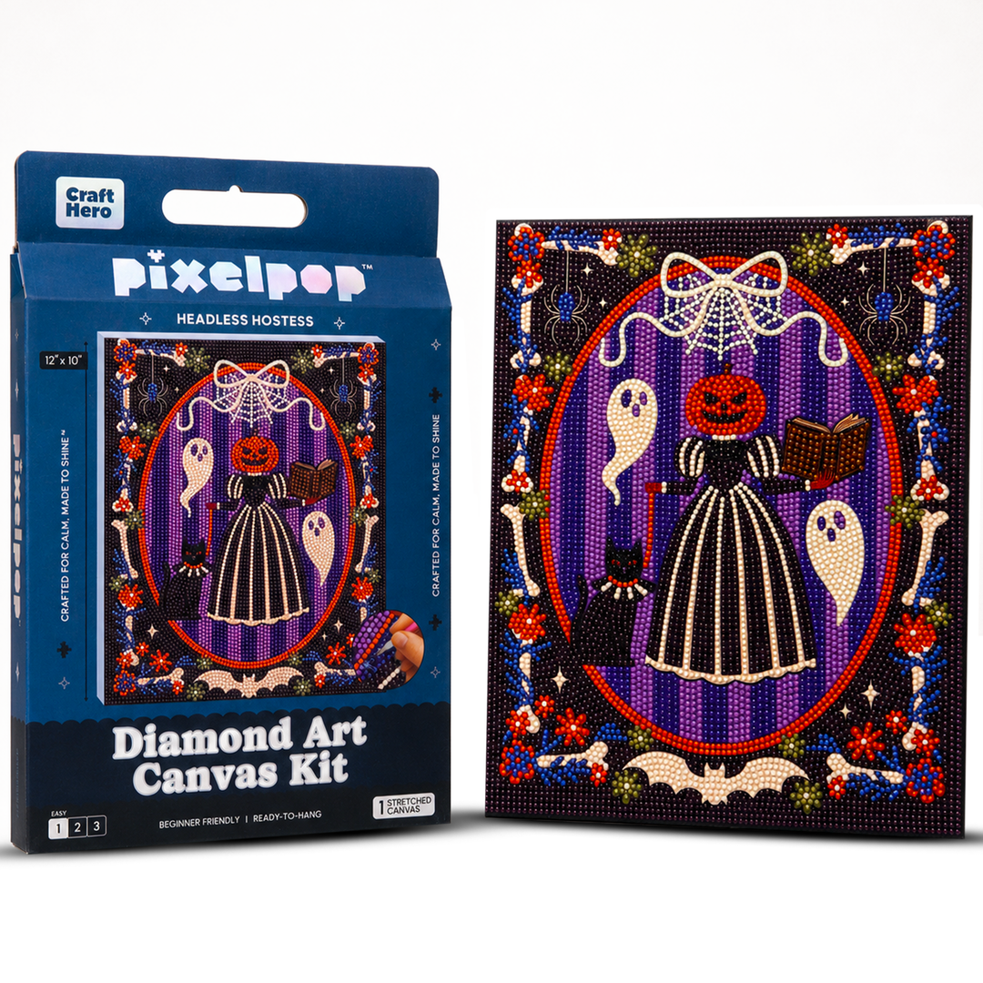 Halloween Diamond Art Kit | Headless Hostess | DIY