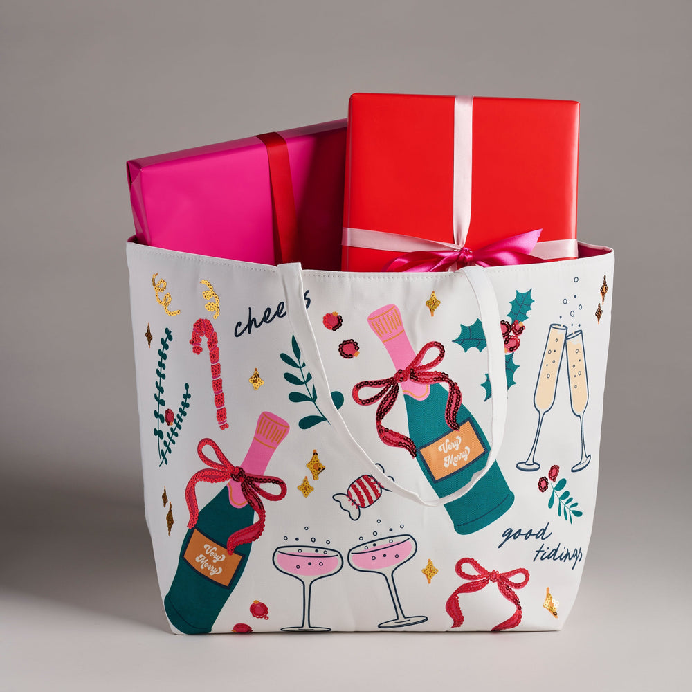Shiraleah Bubbles Gifting Tote, Multi Shiraleah Retail Totes Shiraleah Bubbles Gifting Tote, Multi Bonjour Fete - Party Supplies