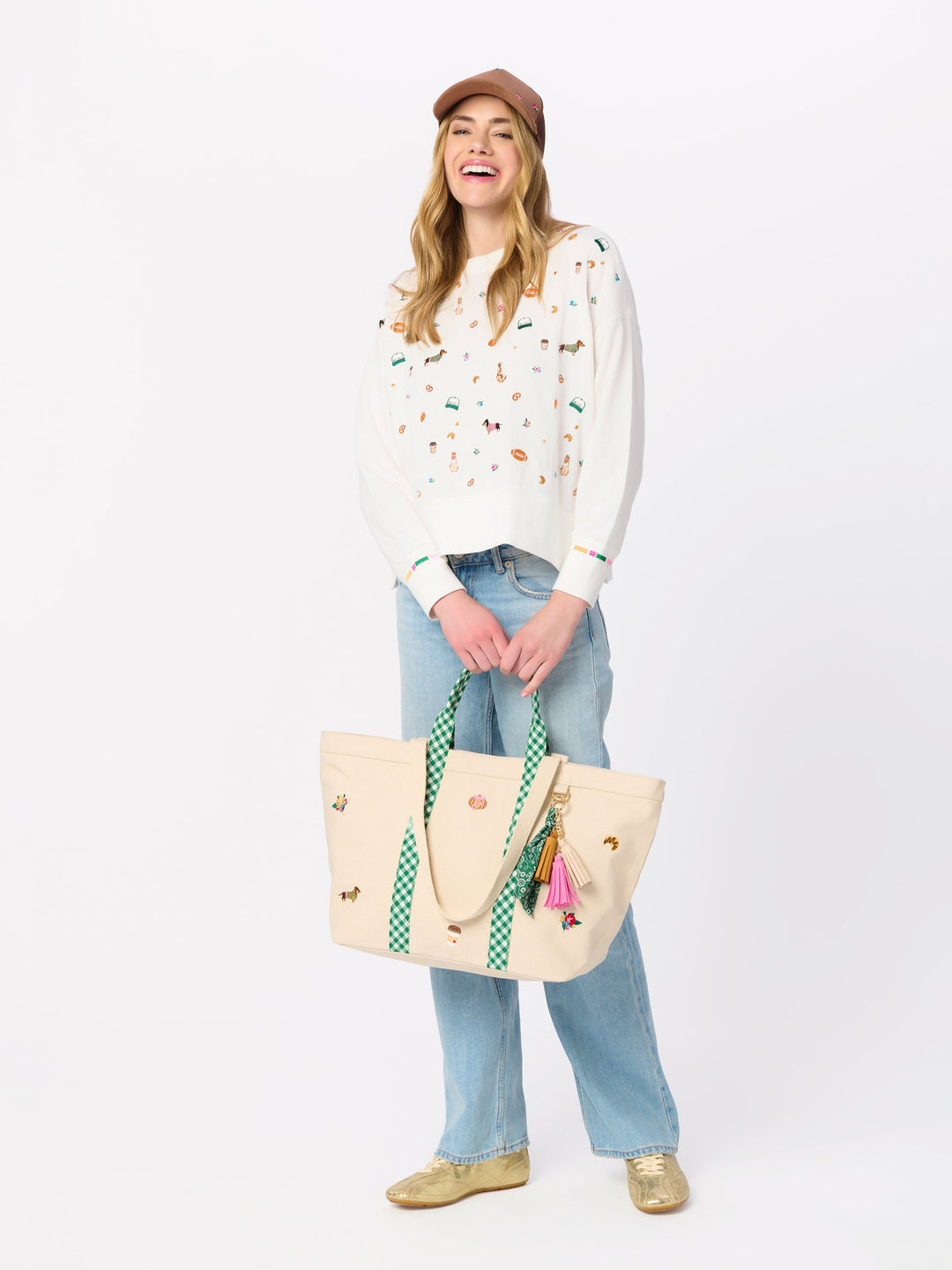 Shiraleah Fall Icon Tote, Green