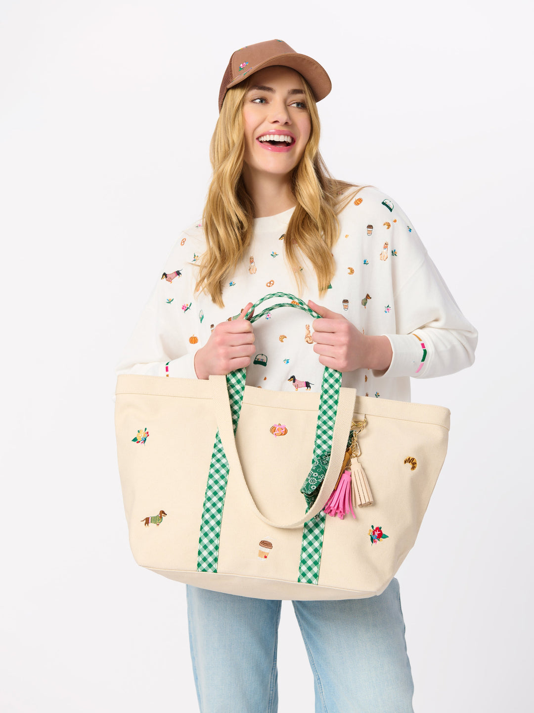 Shiraleah Fall Icon Tote, Green