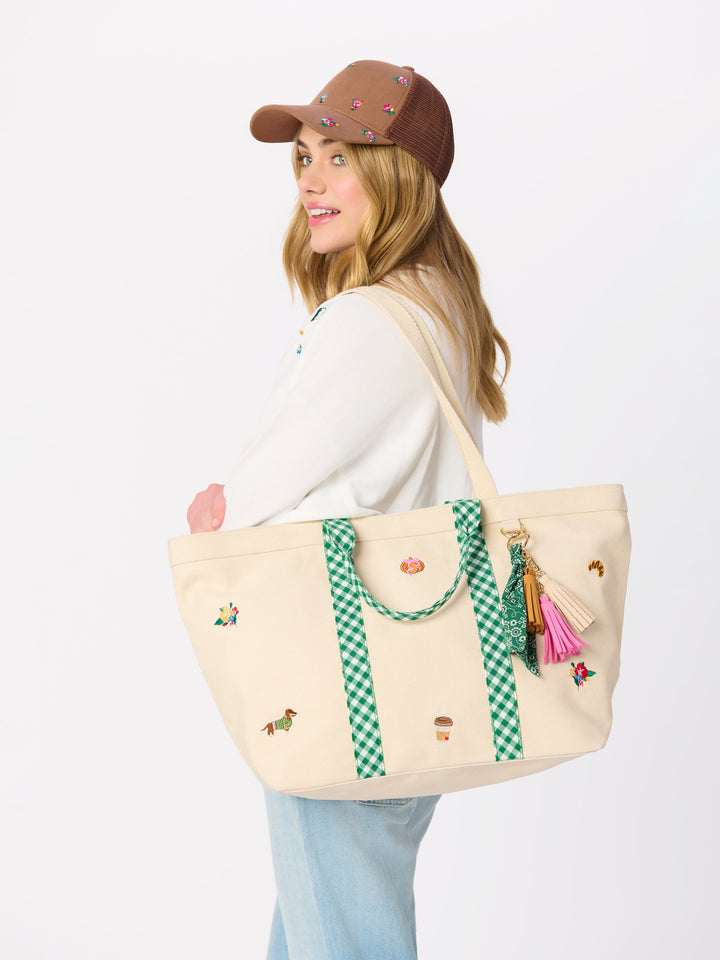 Shiraleah Fall Icon Tote, Green