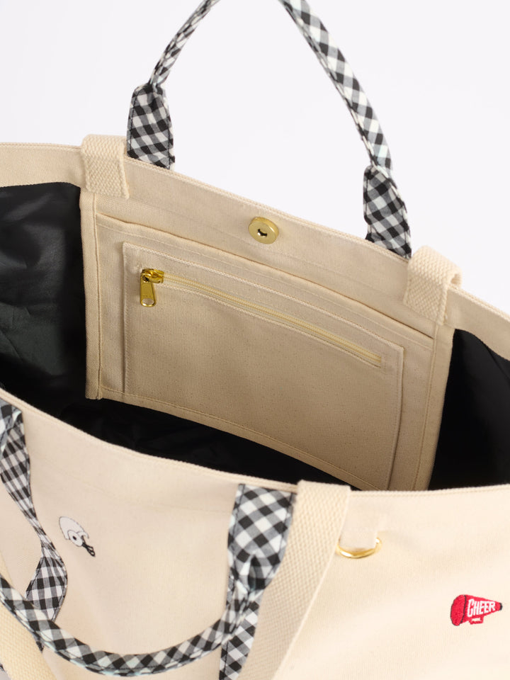 Shiraleah Gameday Tote, Natural