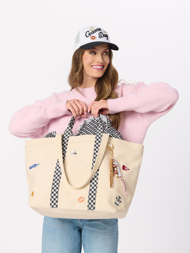 Shiraleah Gameday Tote, Natural