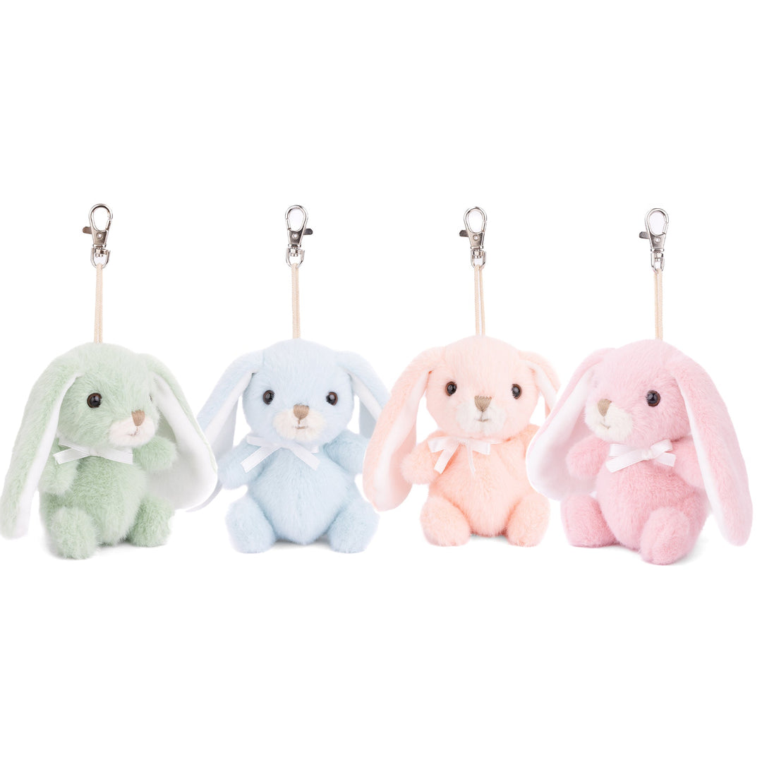 PASTEL BUNNY BAG CHARM Bukowski Bears Easter Bunnies & Stuffed Animals PASTEL BUNNY BAG CHARM Bonjour Fete - Party Supplies