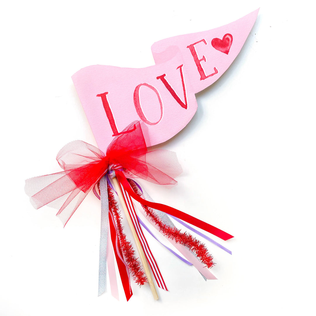 Love Party Pennant (Valentine's Day) Cami Monet Love Party Pennant (Valentine's Day) Bonjour Fete - Party Supplies