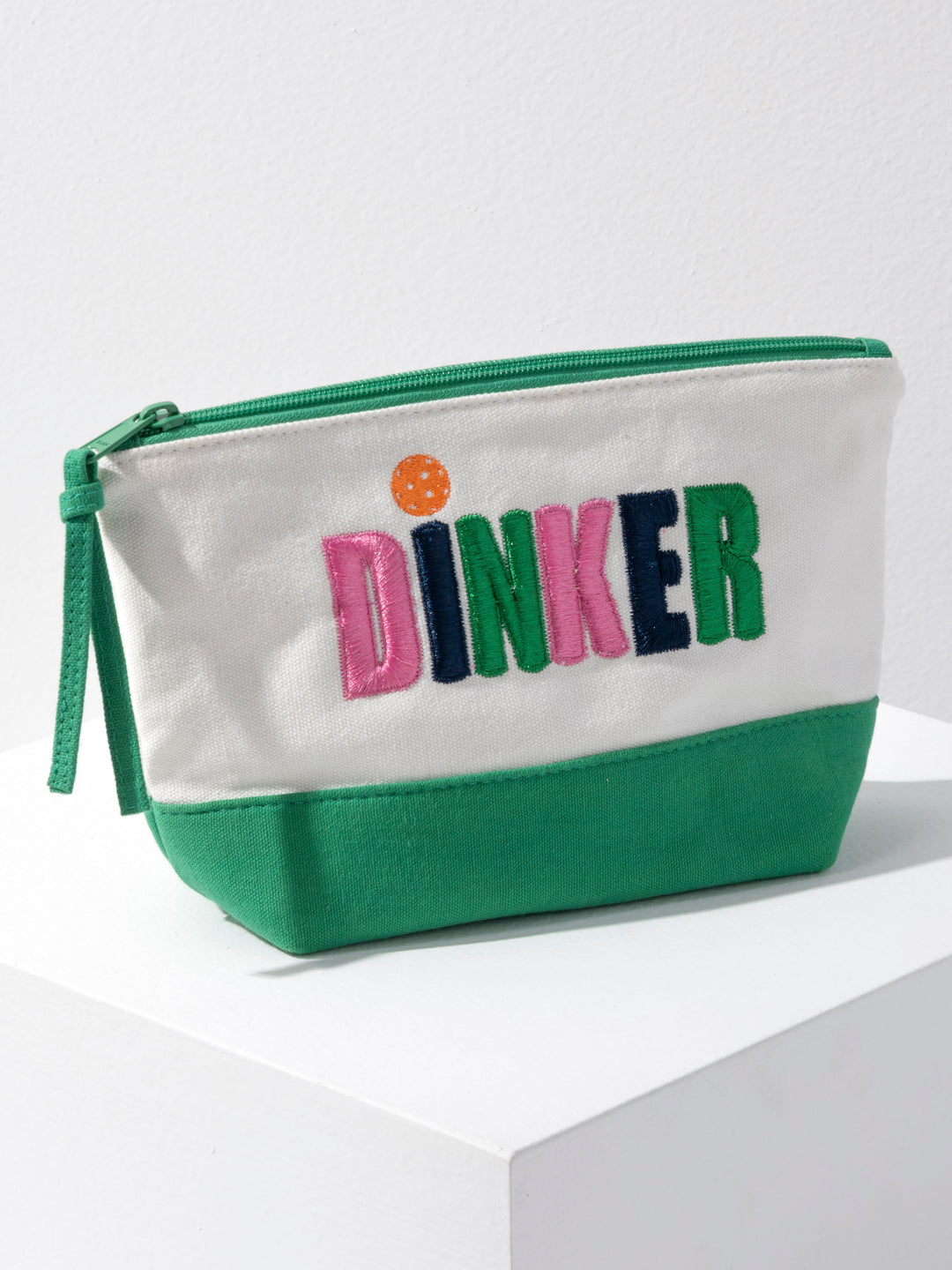 Shiraleah "Dinker" Zip Pouch, Ivory