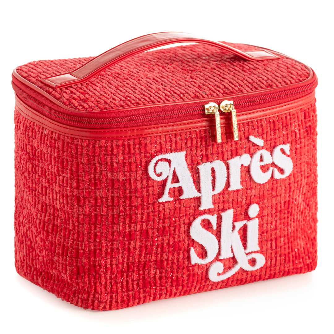 Shiraleah "Apres Ski" Cosmetic Case, Red Shiraleah Retail Zip Pouches Shiraleah "Apres Ski" Cosmetic Case, Red Bonjour Fete - Party Supplies