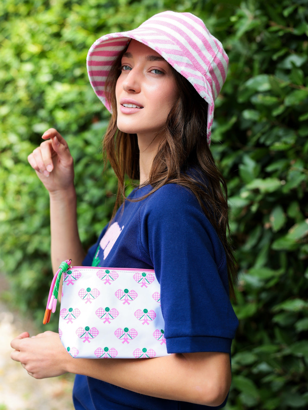 Shiraleah Paddles Medium Zip Pouch, Multi Shiraleah Retail Zip Pouches Shiraleah Paddles Medium Zip Pouch, Multi Bonjour Fete - Party Supplies