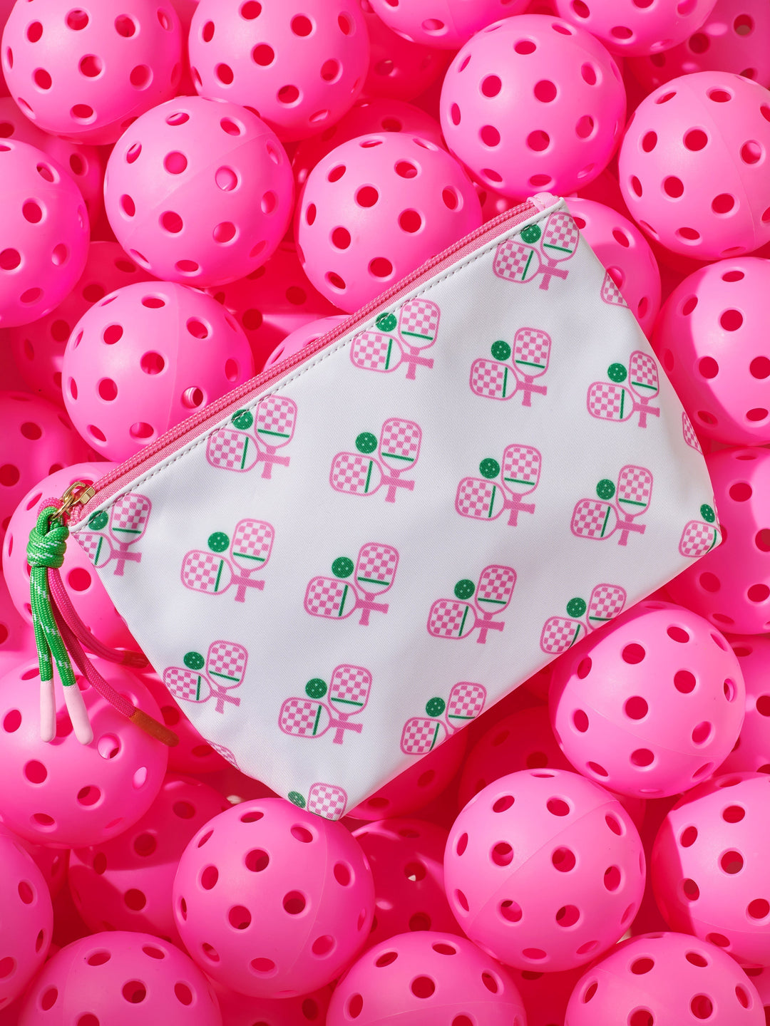 Shiraleah Paddles Medium Zip Pouch, Multi Shiraleah Retail Zip Pouches Shiraleah Paddles Medium Zip Pouch, Multi Bonjour Fete - Party Supplies