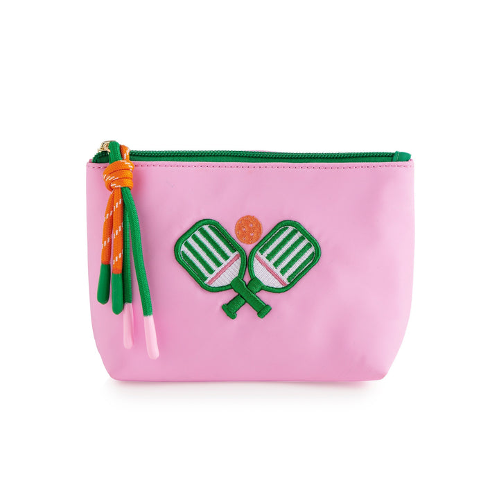 Shiraleah Paddles Small Zip Pouch, Pink Shiraleah Retail Zip Pouches Shiraleah Paddles Small Zip Pouch, Pink Bonjour Fete - Party Supplies