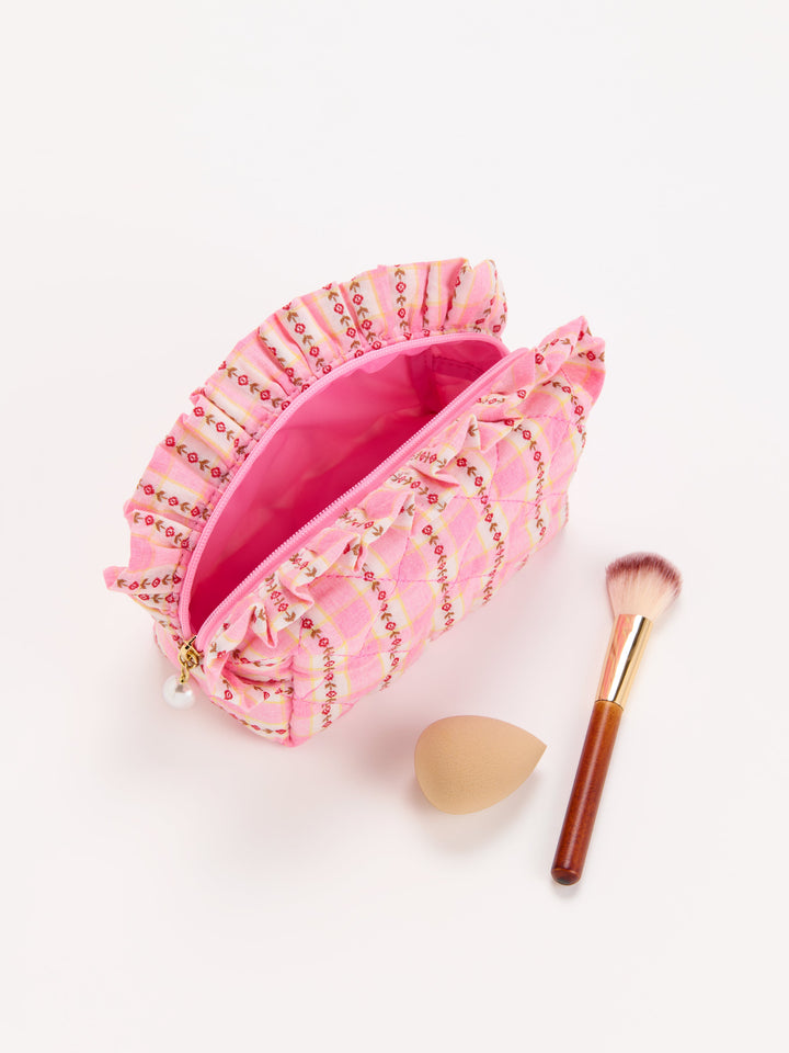 Shiraleah Scarlett Quilted Small Zip Pouch