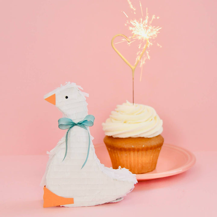 Refillable 6" Tabletop Piñata™ - Goose TOPS Malibu Refillable 6" Tabletop Piñata™ - Goose Bonjour Fete - Party Supplies