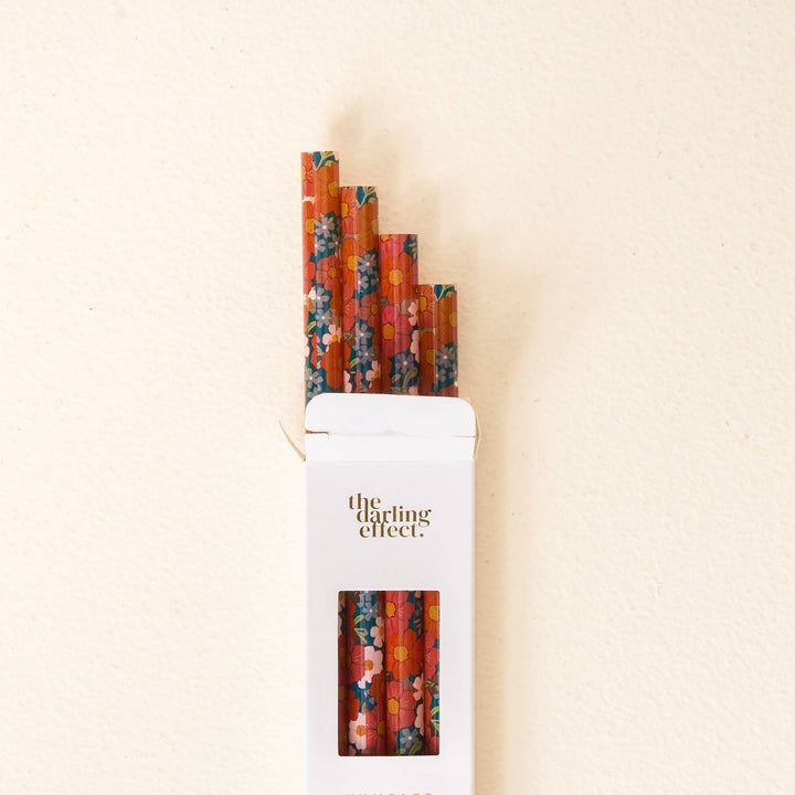 40 oz Tumbler Straw Set-Wild About You Teal The Darling Effect 40 oz Tumbler Straw Set-Wild About You Teal Bonjour Fete - Party Supplies