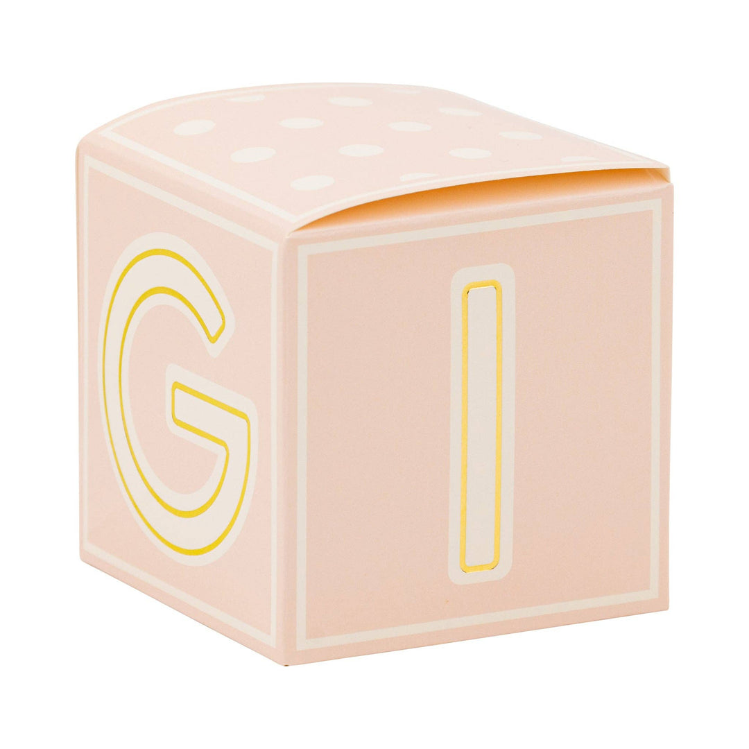 BAB1109 - Pink Block Treat Box My Mind’s Eye BAB1109 - Pink Block Treat Box Bonjour Fete - Party Supplies